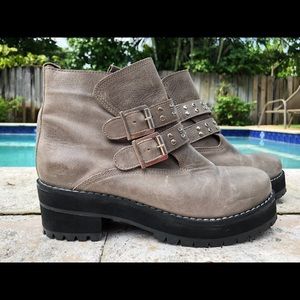 Faux Leather Booties